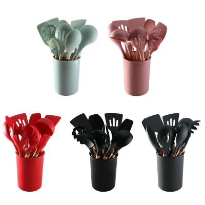 Ensemble d'ustensiles de cuisine en silicone Non