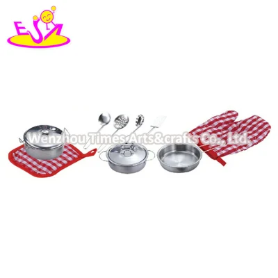 Personnaliser 11 pièces accessoires de cuisine jouet en métal pour enfants M03A021